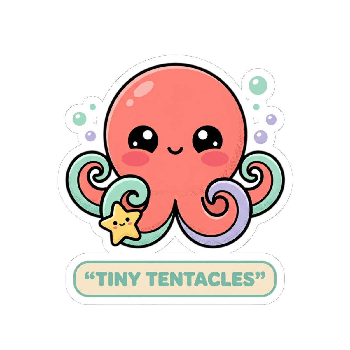 "Tiny Tentacles" Sticker