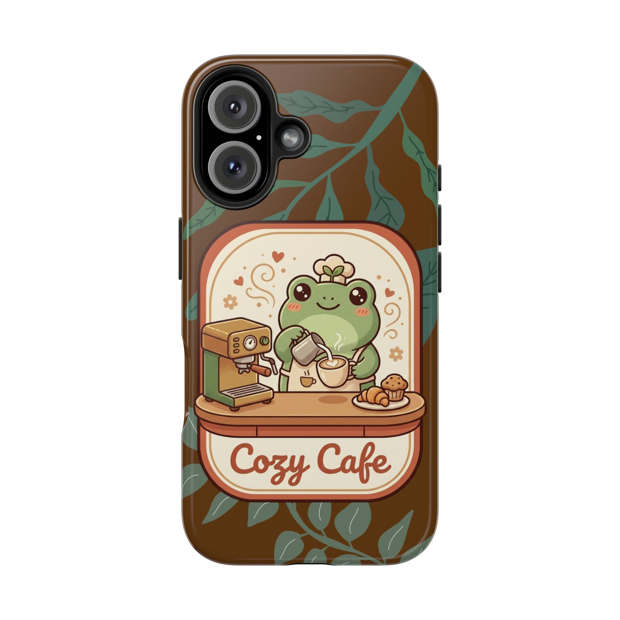 Frog - Cozy Cafe Phone Case