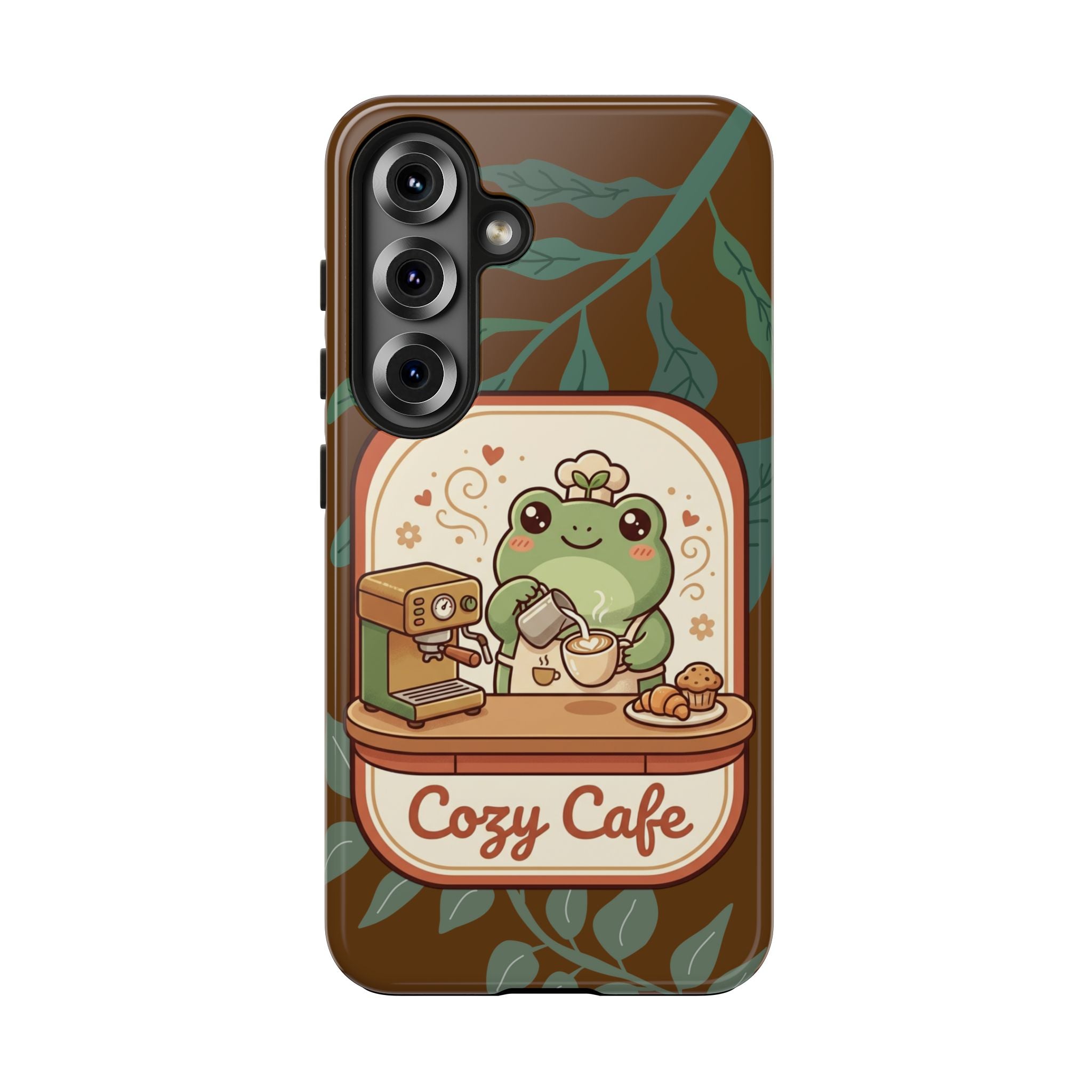 Frog - Cozy Cafe Phone Case