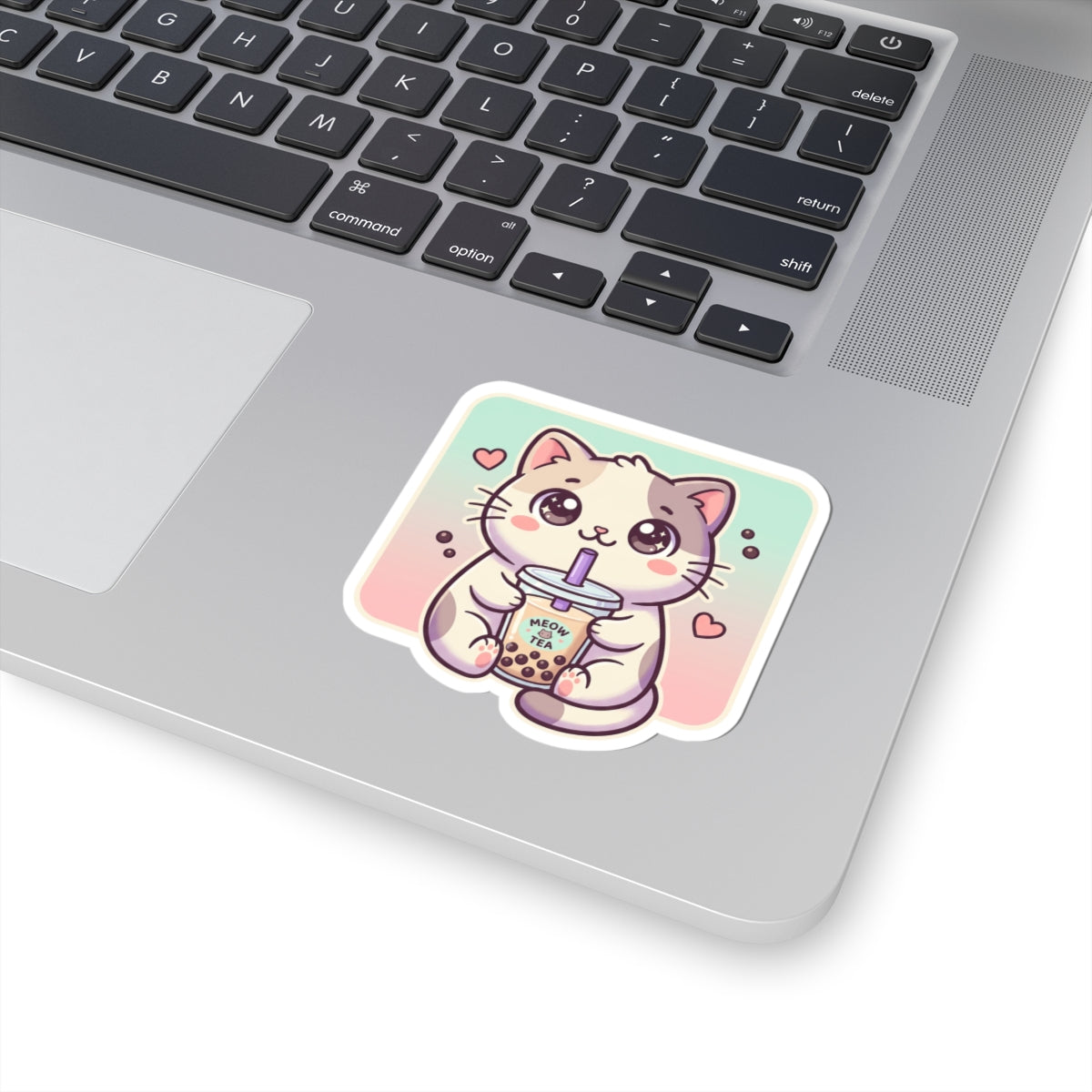 Kawaii Cat Bubble Tea Sticker (Meow Tea)